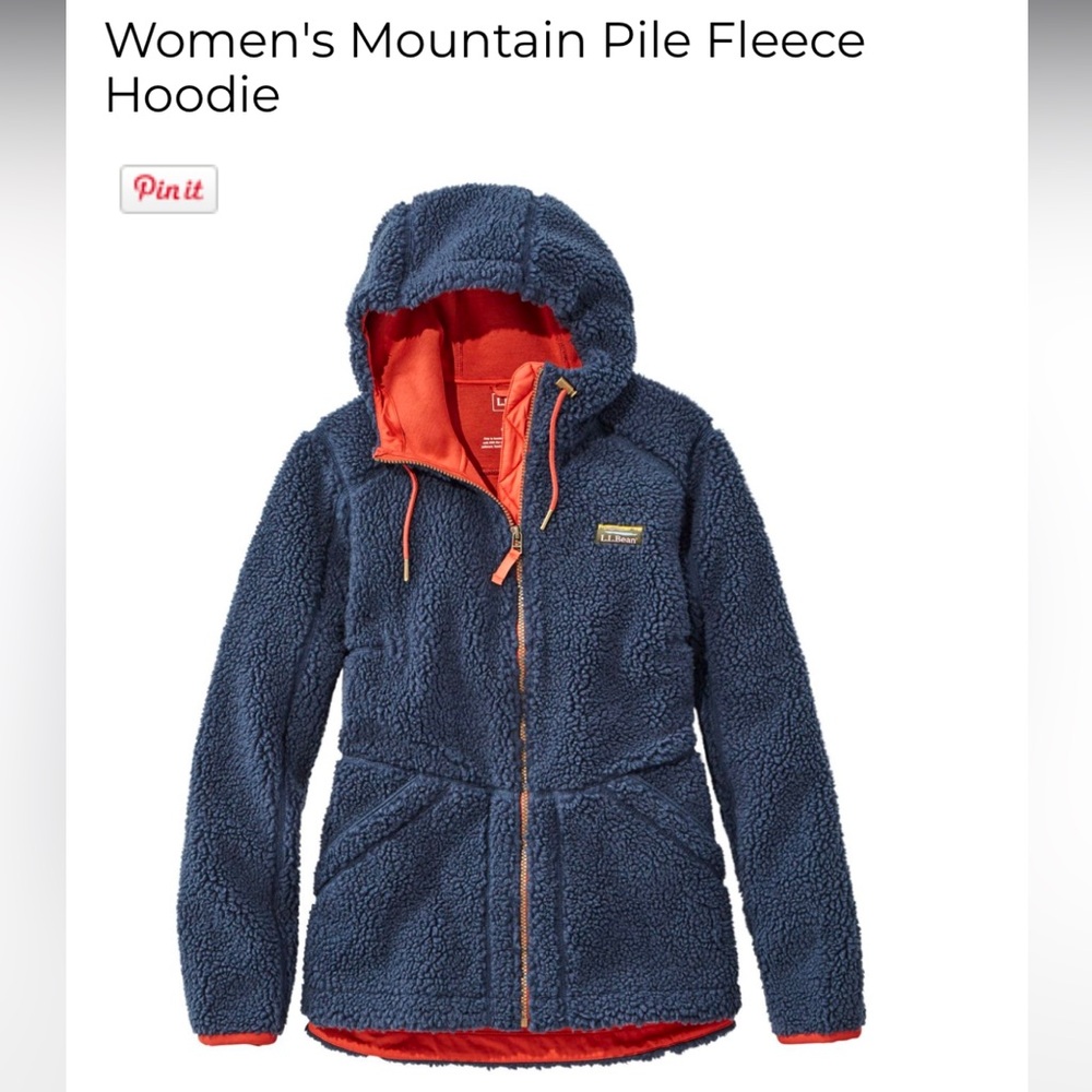 L.L. Bean Mountain High Pile Hoodie